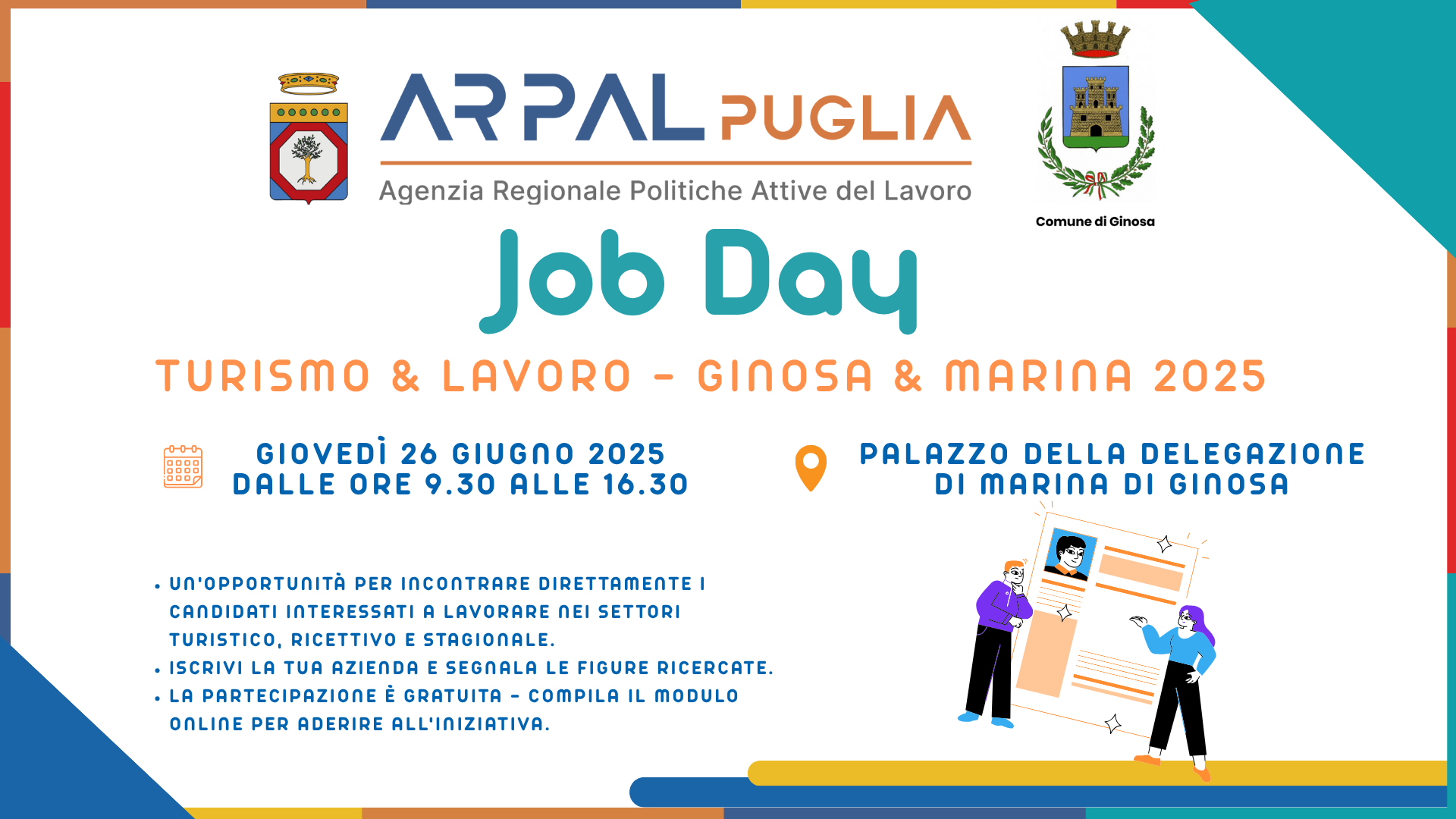 Job Day “𝐓𝐮𝐫𝐢𝐬𝐦𝐨 & 𝐋𝐚𝐯𝐨𝐫𝐨 -𝐆𝐢𝐧𝐨𝐬𝐚 & 𝐌𝐚𝐫𝐢𝐧𝐚 𝟐𝟎𝟐𝟓”